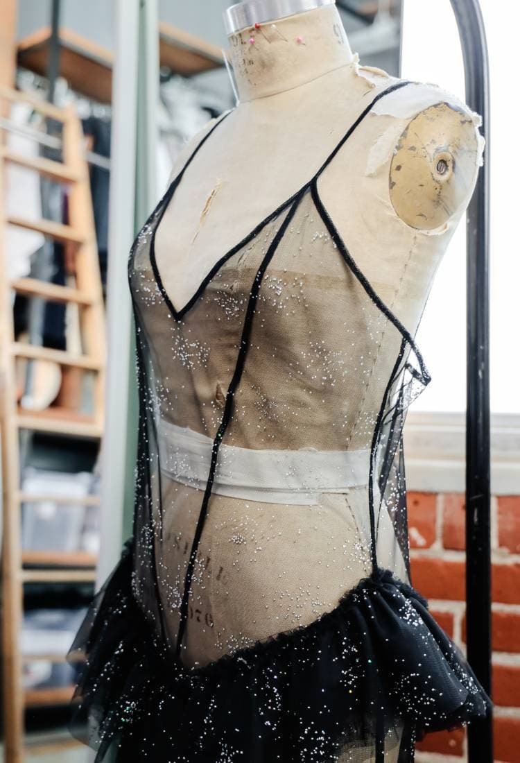 delicate fabric dress