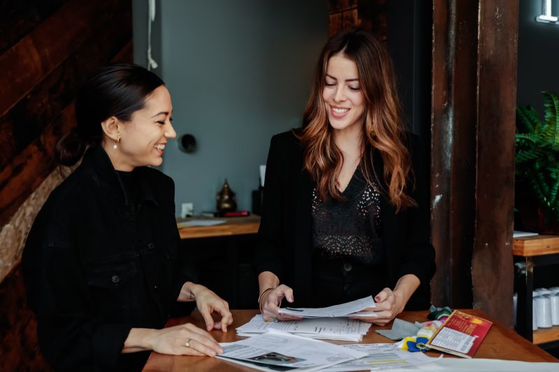 designers planning ethical sustainable clothing line