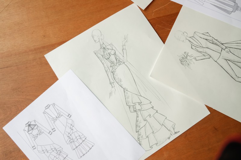 fashion design drawings