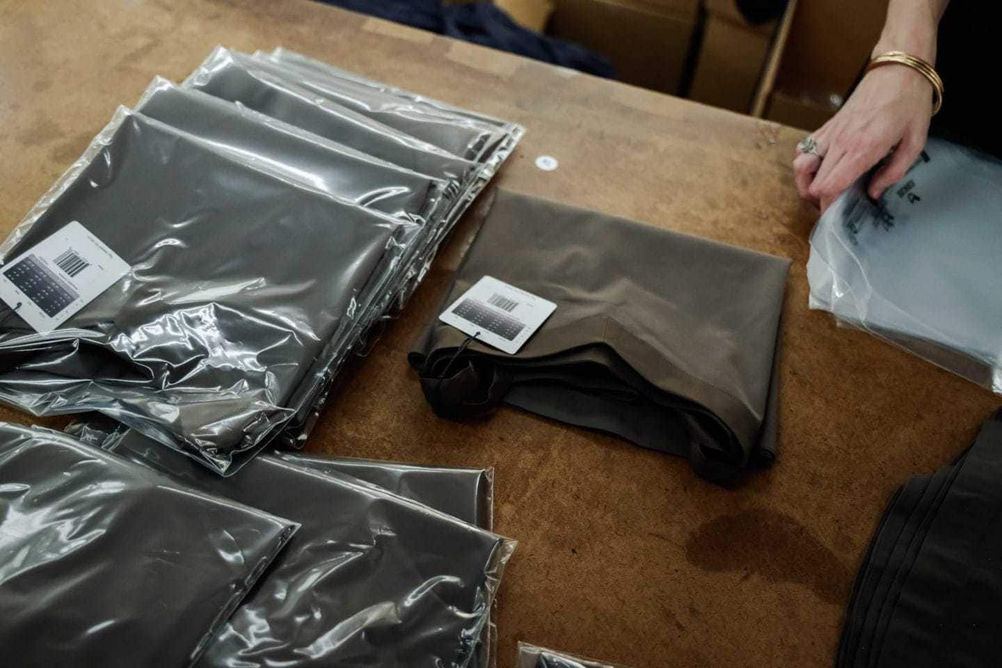 sample maker: packed clothes