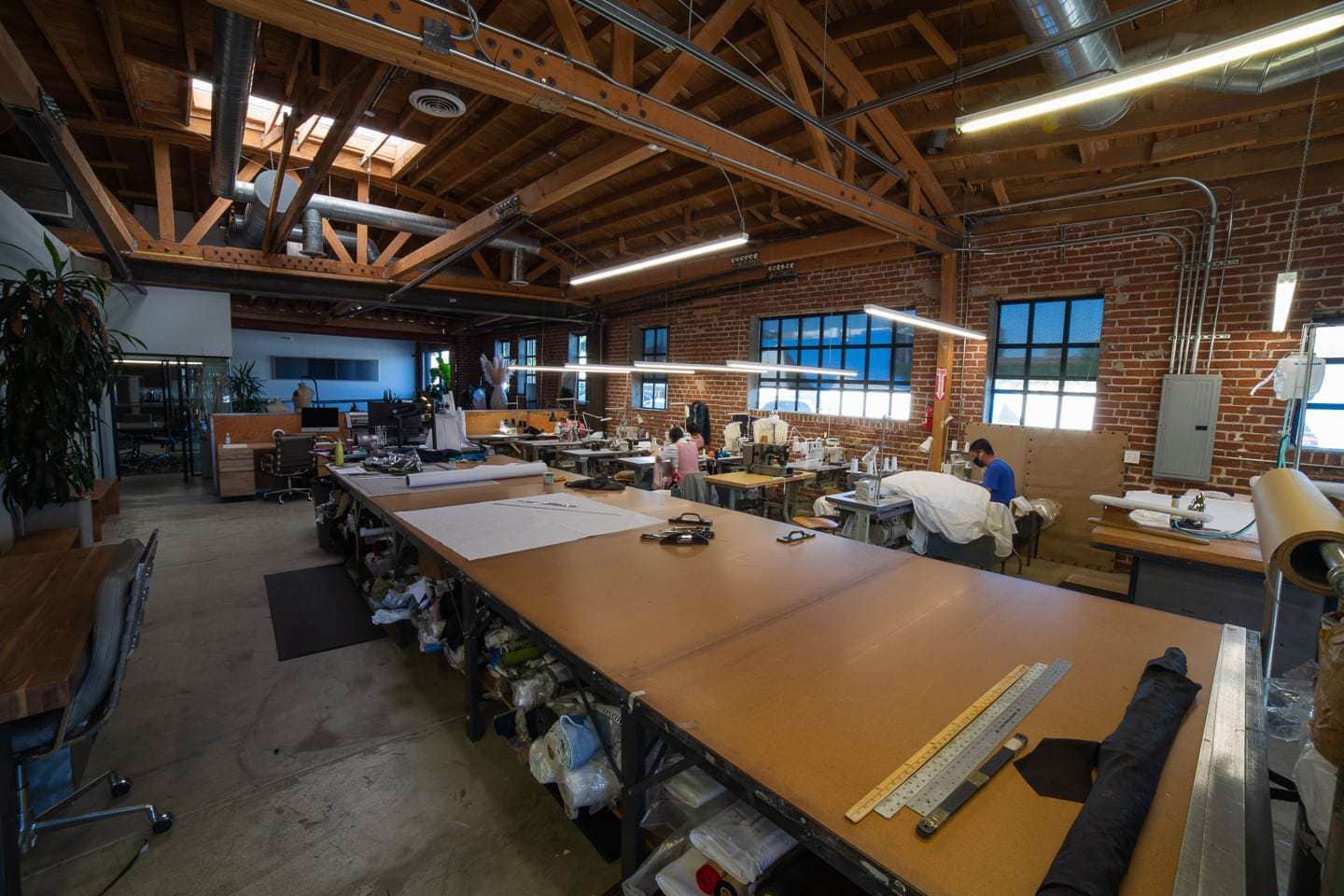 Interior of a manufacturing studio