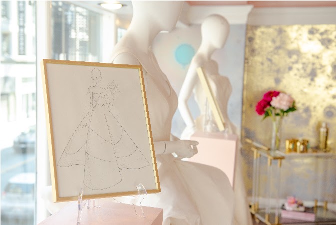 fashion drawing outlinig couture sample making