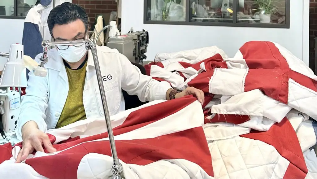 quality control at a garment factory in la