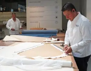 clothing line production: pattern and sample making