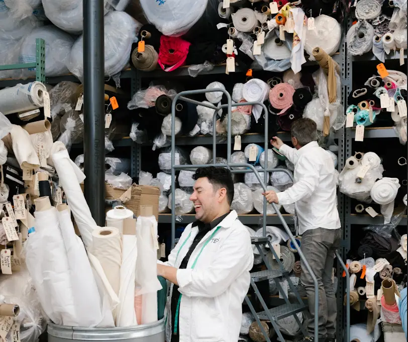 sustainable fabric sourcing happens with the help of TEG experts